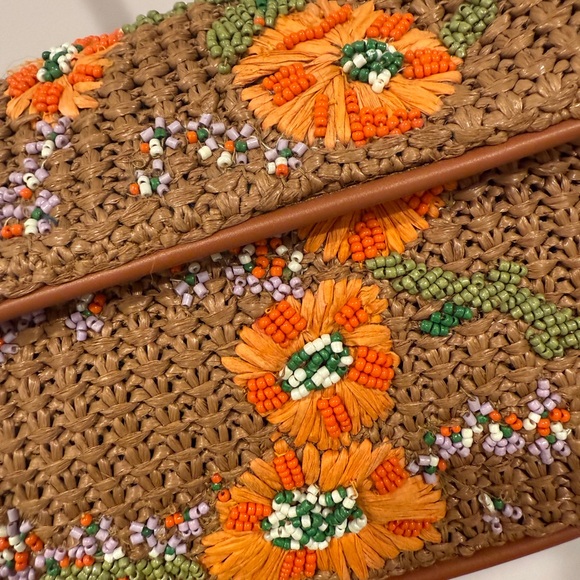 Staud Tommy Beaded Raffia Bag - Picture 4 of 8